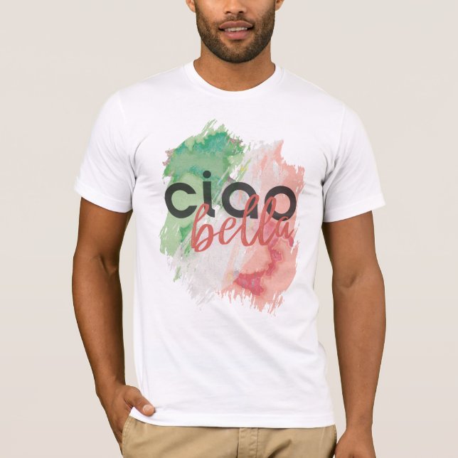 manar för ciao-bellaitalien utslagsplats t shirt (Framsida)