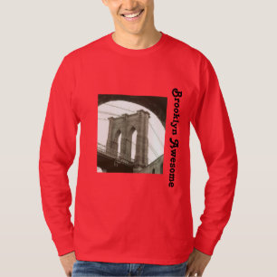 Manar för citationstecken för Brooklyn bro T-tr T Shirt