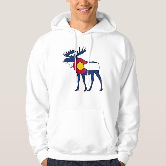 Manar för Colorado flaggaälg hoodie (Framsida)