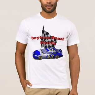 Manar för Daytona Beach speedwayRacer T-tröja T-shirt