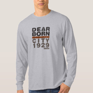 Manar för Dearborn stadsbära utslagsplats för L T Shirt
