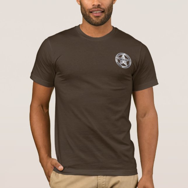 Manar för emblem för Gammonsbergsklyftasheriffar T-shirt (Framsida)