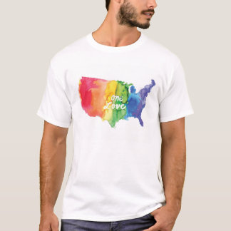 Manar "för en kärlek" T-tröja för pride Tee Shirt