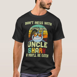 Manar för farbror Dont med farbror Shark T Shirt