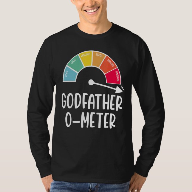 Manar för Fars dag Godfader o Meter Fullt of A T Shirt (Framsida)