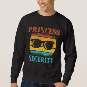 Manar för Fars dag Princess Security of Daughte Lång Ärmad Tröja