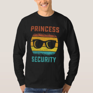 Manar för Fars dag Princess Security of Daughte T Shirt