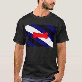Manar för flagga för valplekpride grundläggande tee shirt
