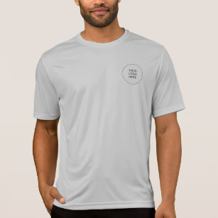 Manar för Front & Back Print Business Company Logo T Shirt