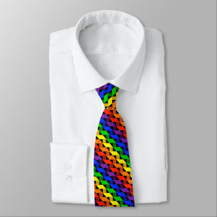 Manar för gay pride för mönster för slips
