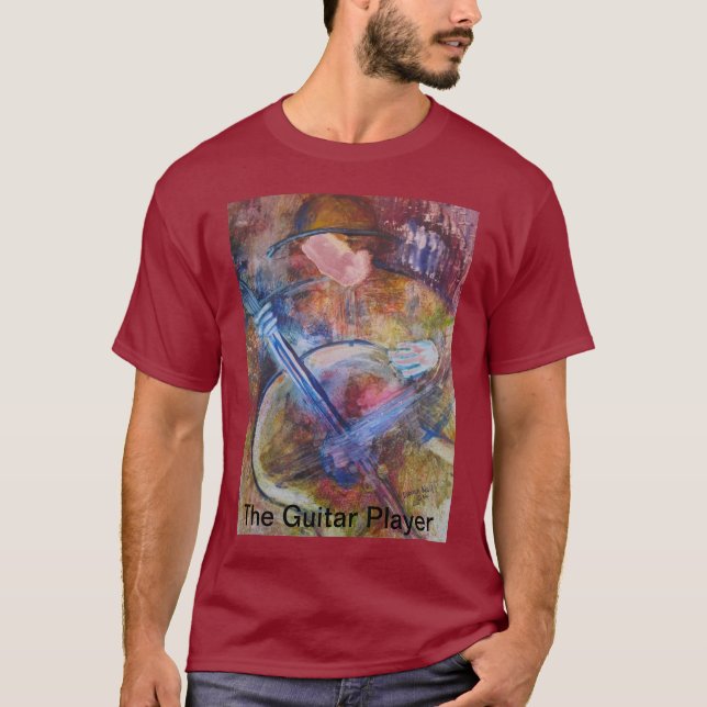 "Manar för gitarrspelare" T-tröja Tee Shirt (Framsida)