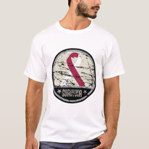 Manar för halscanceröverlevande vintage tee