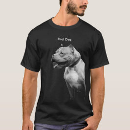 Manar för hund för groptjur verklig skjorta för t shirt