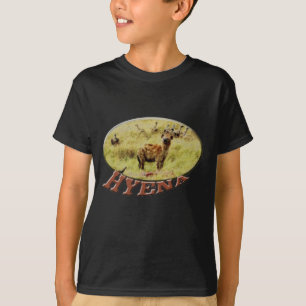 Manar för Hyenadjurlivsafari/tonåringart-skjorto Tee Shirt