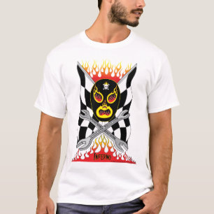 Manar för InfernoLuchador mexicanska brottare T Shirt