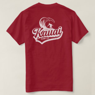 Manar för Kauai surfaCo. T-tröja för vintage T-shirt