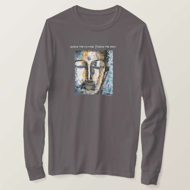 Manar för konst för ZenBuddha vattenfärg skjorta Tee (Design framsida)