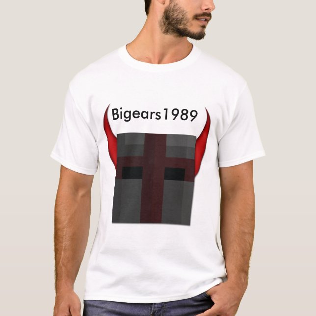 Manar för kortärmad Bigears1989 t-Skjorta T-shirt (Framsida)