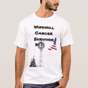 Manar för kvarncanceröverlevande T-tröja T Shirt
