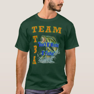 Manar för lag TTBA grundläggande mörka T-tröja T Shirt