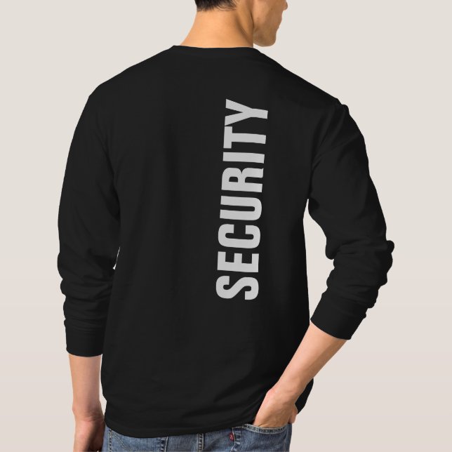 Manar för Långärmad av svartvitt T Shirt (Baksida)