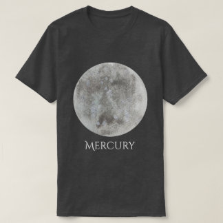 Manar för Mercuryplanetvattenfärg skjorta Tee Shirt