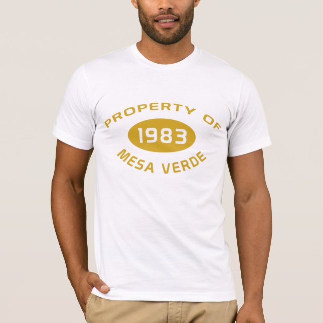 Manar för Mesa Verde T-tröja T-shirt (Framsida)