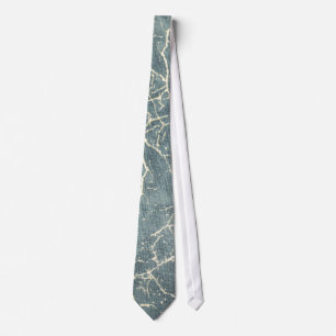 Manar för mönster för GrungenödlägeDenim silk Slips