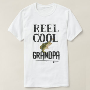 Manar för morfar för vits för fiske för kall t shirt