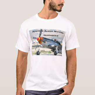 Manar för Mustang P-51 T-tröja T Shirt