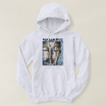 Manar för Namaste Buddha vattenfärgkonst Hoodie