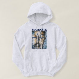 Manar för Namaste Buddha vattenfärgkonst Hoodie