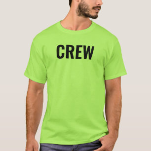 Manar för personal med ansvar för besättningsbegrä t shirt