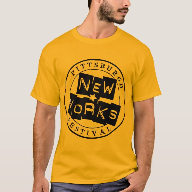 Manar för Pittsburgh New Yorkfestival tänder kulör T Shirt (Framsida)