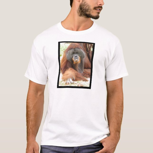 Manar för PongoOrangutanapa T-tröja T-shirt (Framsida)