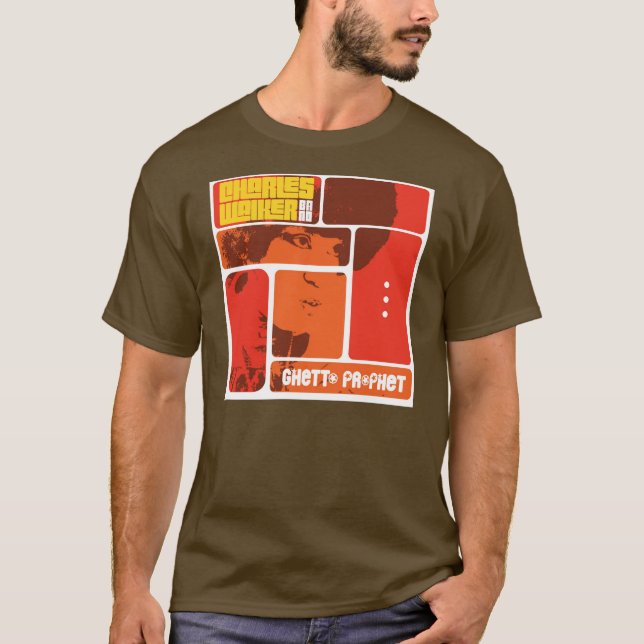 Manar "för profet för getto" för Charles Tee Shirt (Framsida)