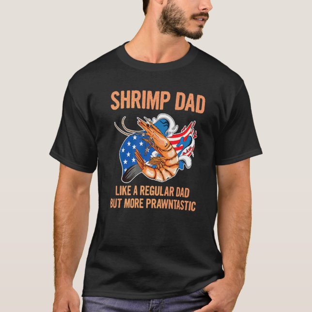 Manar för räkor för räkor Pappa 1 T Shirt (Framsida)