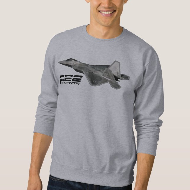 Manar för ROVFÅGEL F-22 grundläggande tröja Sweatshirt (Framsida)