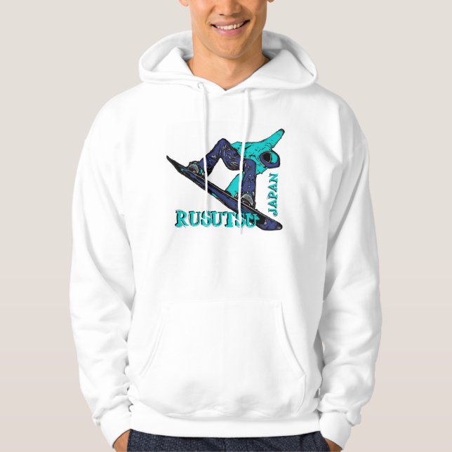 Manar för Rusutsu Japan krickatema hoodie för (Framsida)