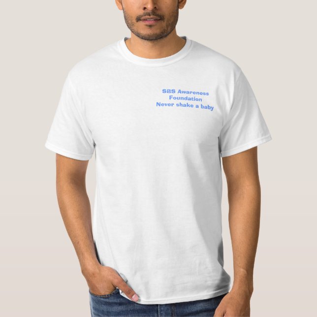 Manar för SBS-medvetenhetfundament skjorta för vit T-shirt (Framsida)