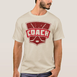 Manar för stil för hockeylagledare Retro T-tröj T-shirt