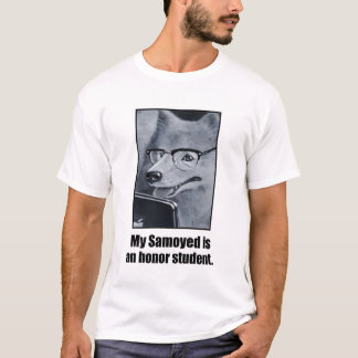 Manar för student för Samoyedhundheder Tee Shirt