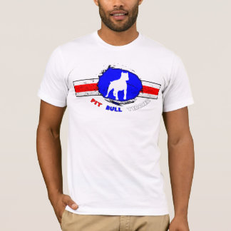 Manar för Terrier för amerikangroptjur T-tröja T-shirt