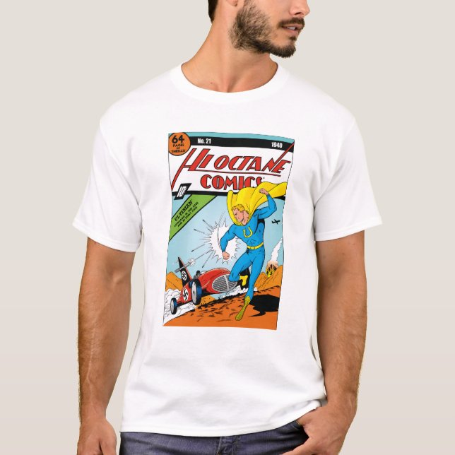 Manar för Ultiman Hög-Oktan tecknader #21 L T-shirt (Framsida)