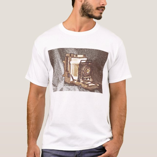 Manar för vintagepresskamera T-tröja Tröja (Framsida)