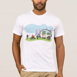 Manar för vintagestilcampare T-tröja Tee Shirt