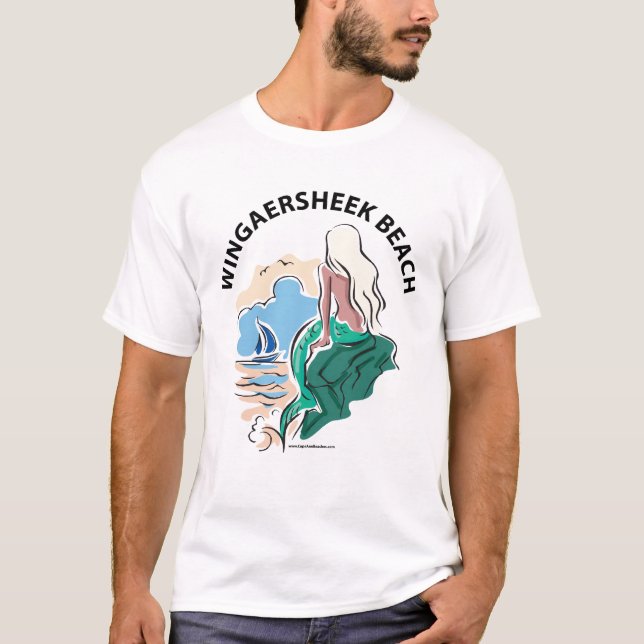 Manar för Wingaersheek strandsjöjungfru tanktop Tee Shirt (Framsida)