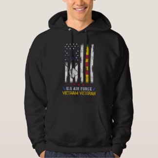 Manar Förenta staternas Luft Force Vietnam Veteran Hoodie