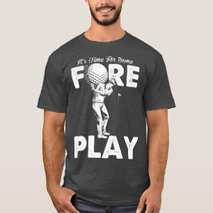 Manar Foreplay Innuendo Funny Golf Vuxen humor T Shirt