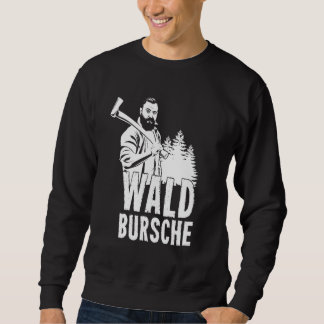 Manar Forest Bursche Woodcutter Spruce Moped Fores Lång Ärmad Tröja
